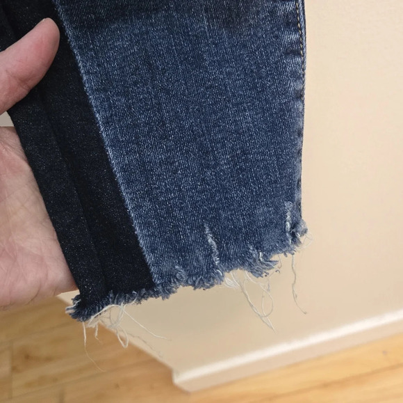 PAIGE Dark Blue Ankle & Cropped Jeans - Picture 5 of 15